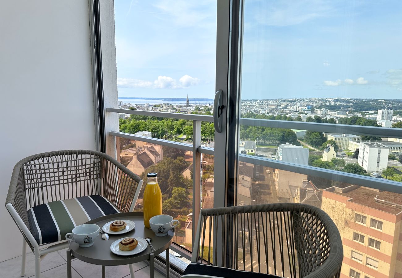 Appartement à Brest - *Le Panoramique* vue sur la rade pour ce beau T3