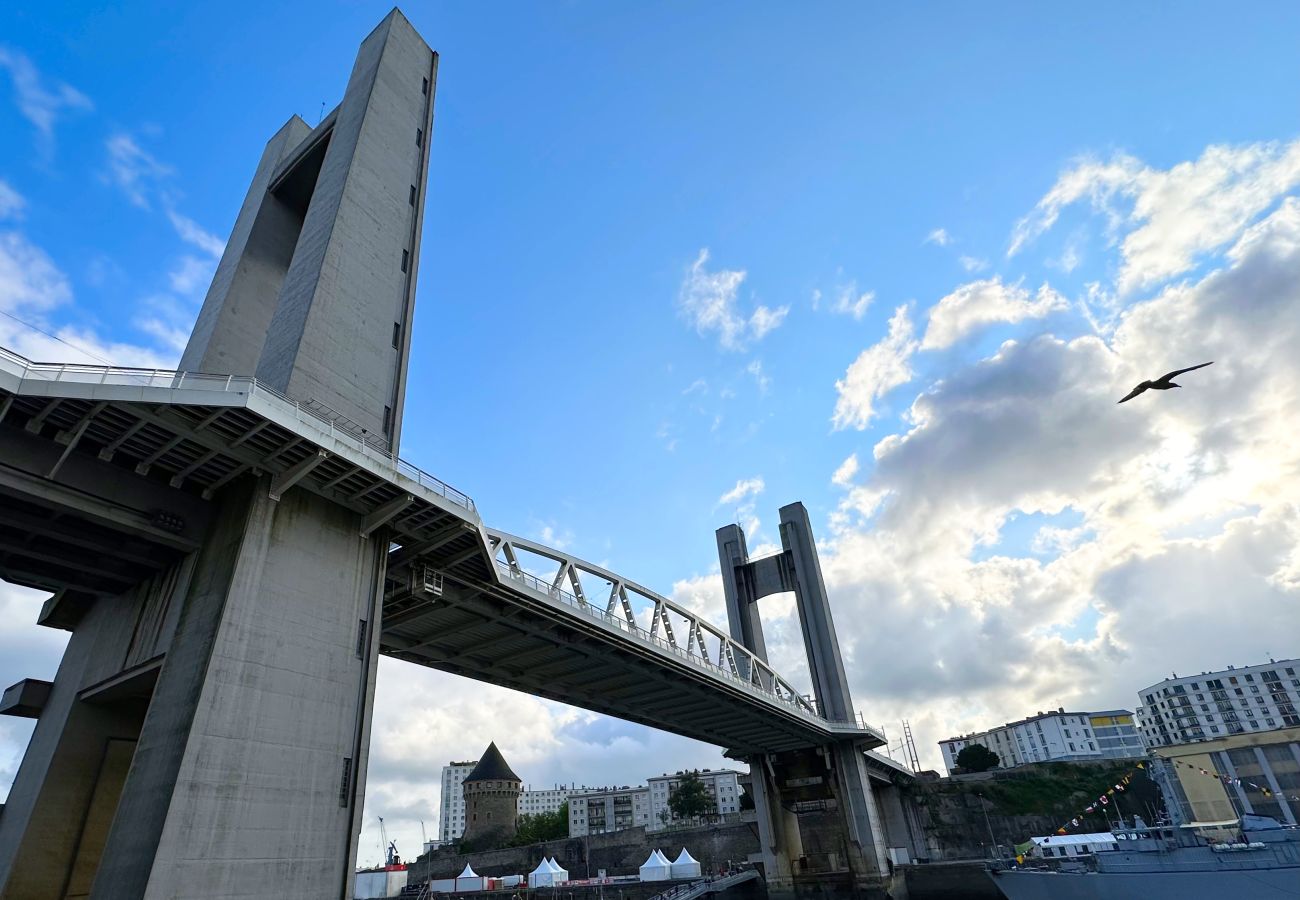 Appartement à Brest - *Le Panoramique* vue sur la rade pour ce beau T3