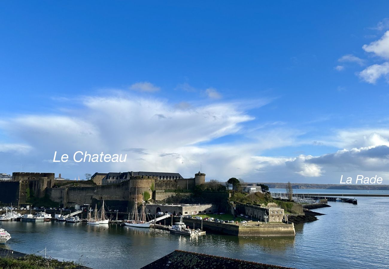 Appartement à Brest - *Le Panoramique* vue sur la rade pour ce beau T3